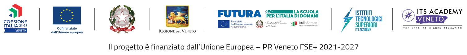 Fascia loghi sponsor ITS Academy Turismo Veneto